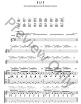 11:11 Guitar and Fretted sheet music cover